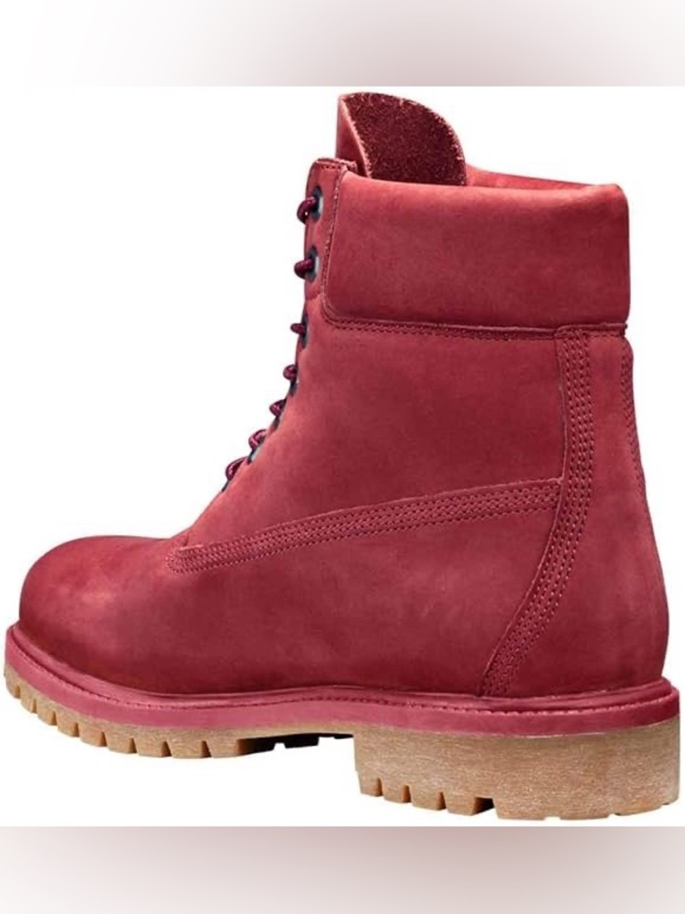 Timberland Men's 6" Premium Waterproof Boot Pomegranate Waterbuck 8.5 D US - Picture 2 of 8